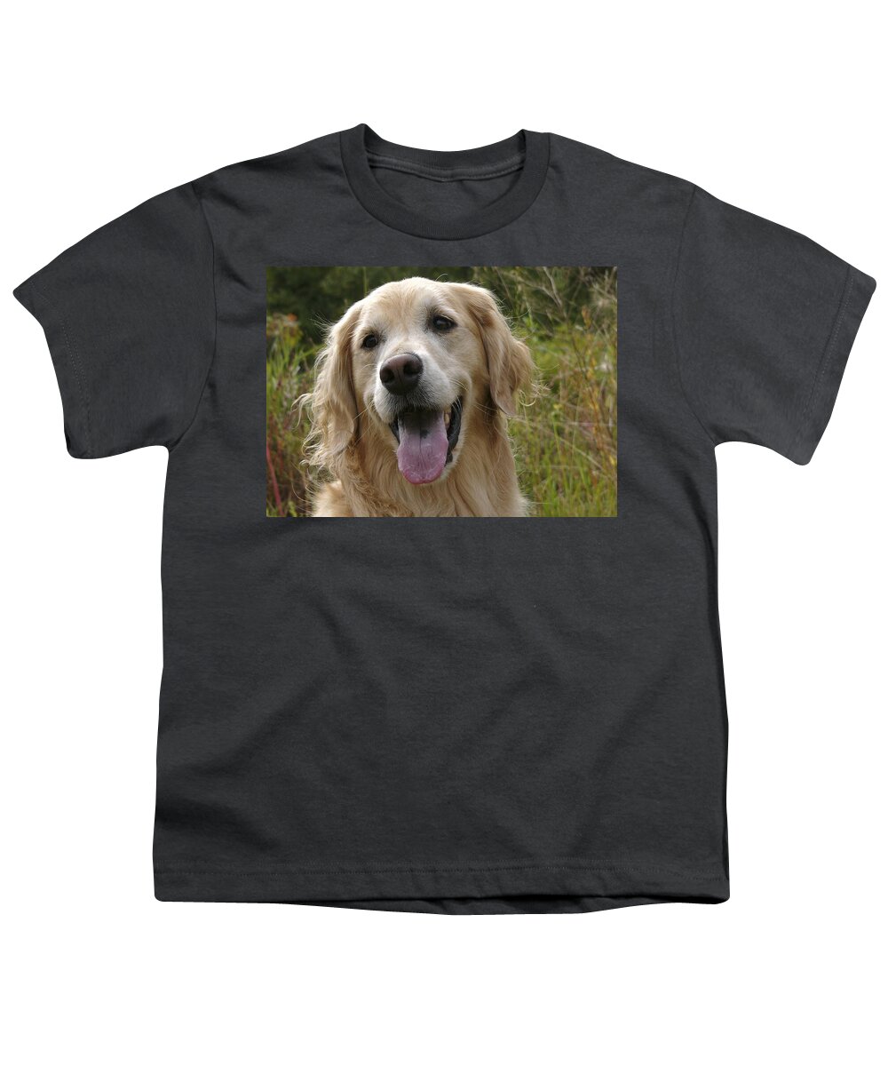 Photograph Youth T-Shirt featuring the photograph Morgie #1 by Rhonda McDougall