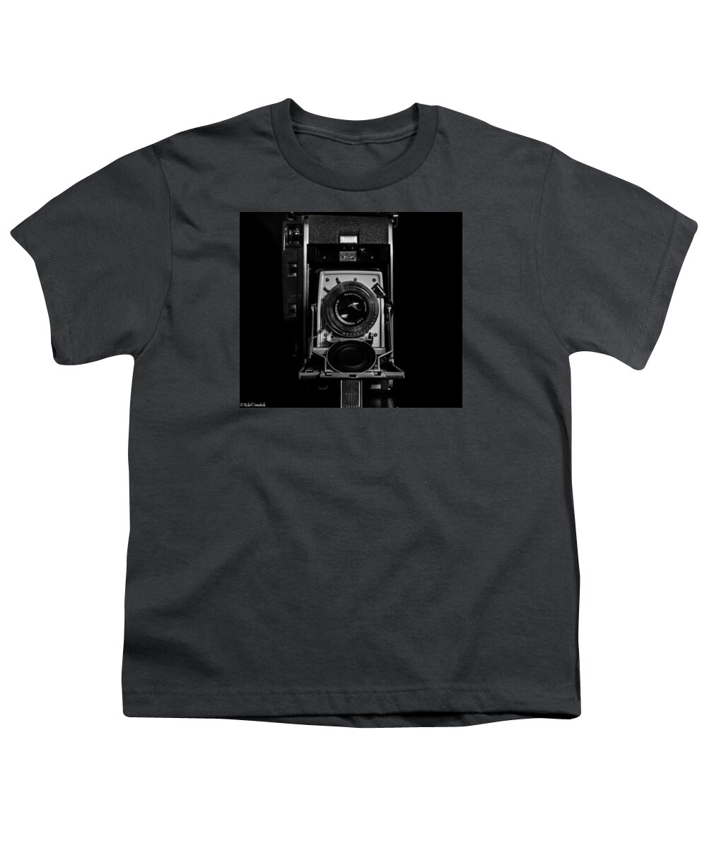 Polaroid 110a Camera #1 Youth T-Shirt by Mike Ronnebeck - Pixels Merch