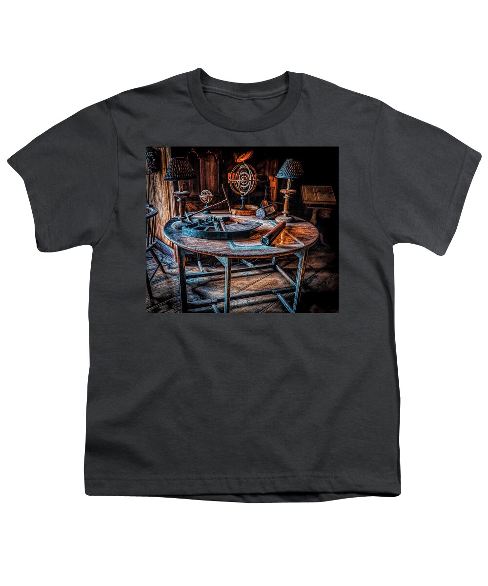 Beauport Youth T-Shirt featuring the photograph Science room in Beauport #2 by Lilia S