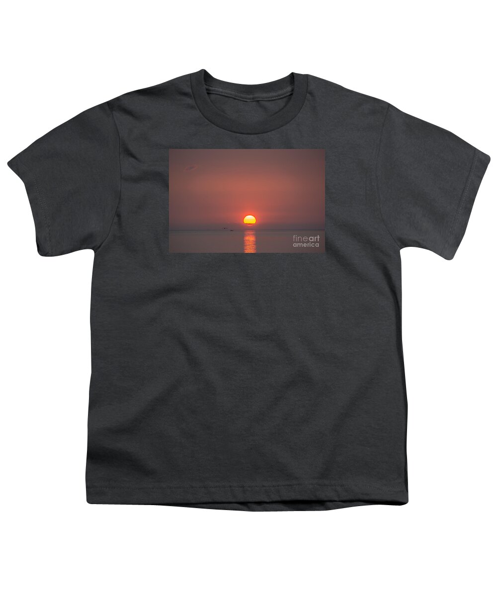 Lake Nipissing Youth T-Shirt featuring the photograph Sunset On Lake Nipissing #1 by Cheryl Baxter