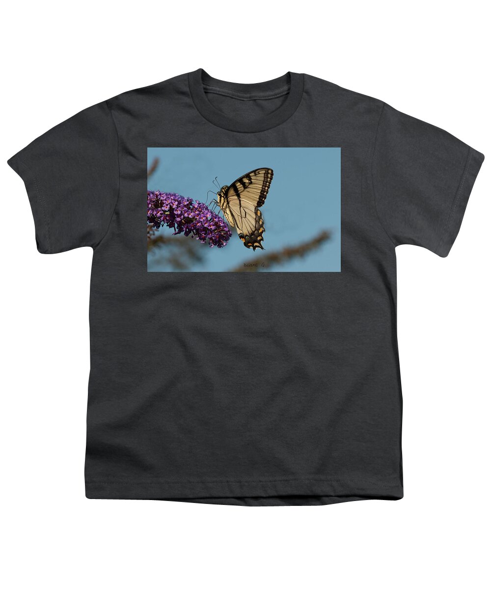 Swallowtail Youth T-Shirt featuring the photograph Swallowtail #1 by Diane Giurco