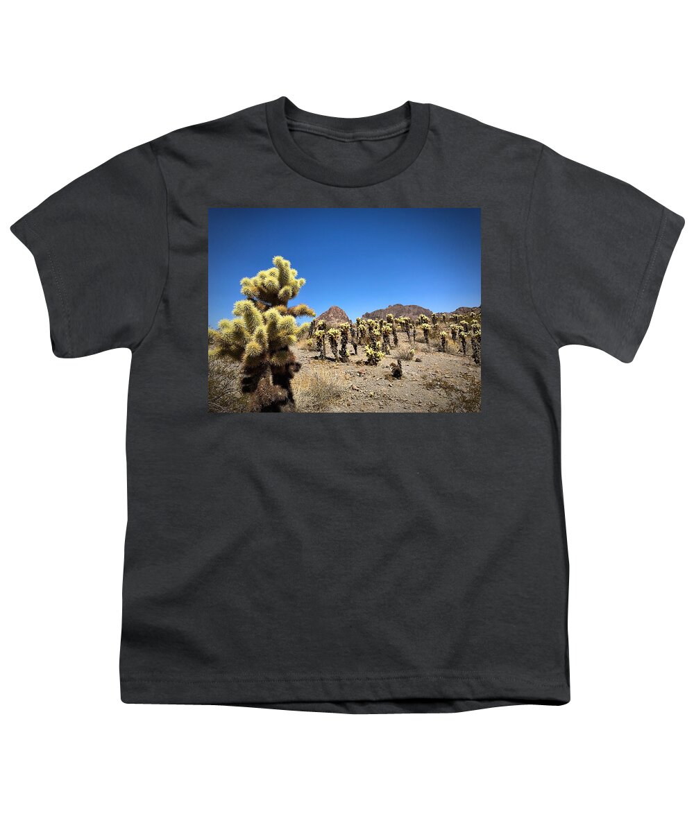 Cactus Youth T-Shirt featuring the photograph The Gathering #1 by Brad Hodges