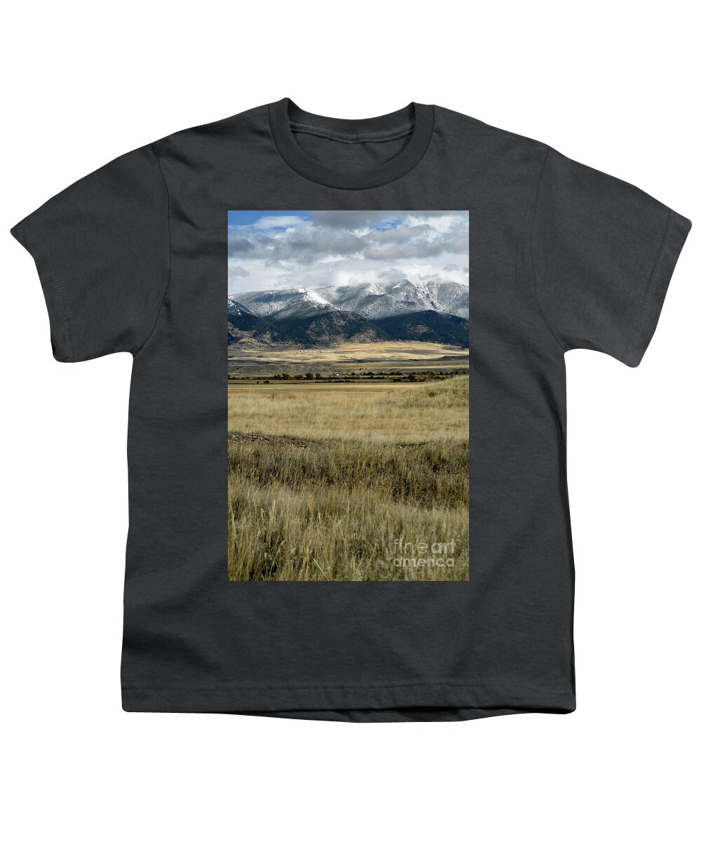 Tobacco Root Mountains Youth T-Shirt featuring the photograph Tobacco Root Mountains #2 by Cindy Murphy - NightVisions