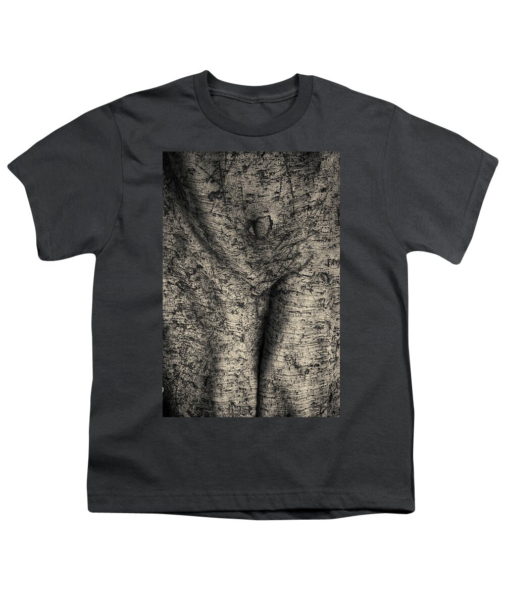 Tree Youth T-Shirt featuring the photograph Tree Trunk I Toned by David Gordon