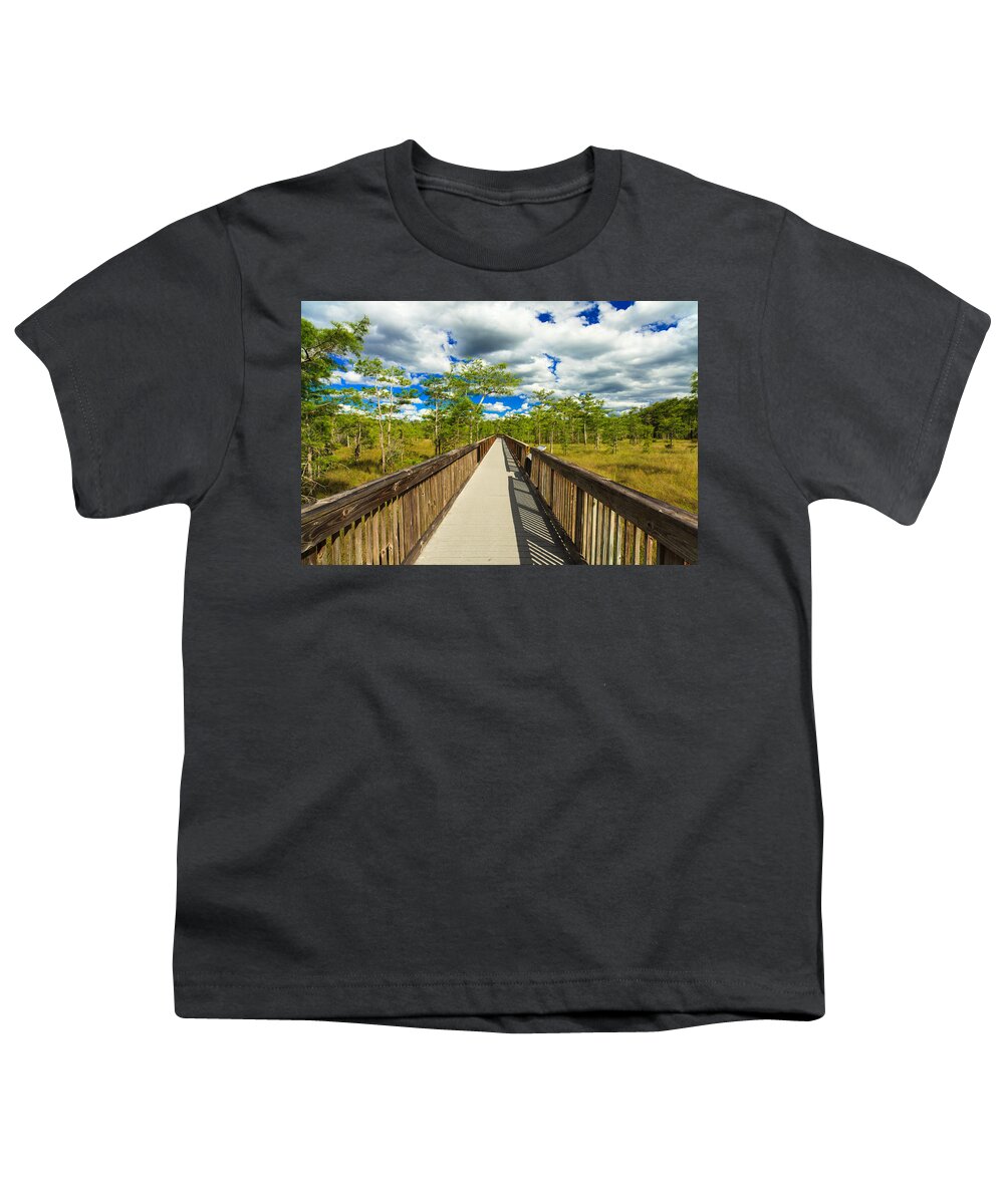 Everglades Youth T-Shirt featuring the photograph Florida Everglades #13 by Raul Rodriguez