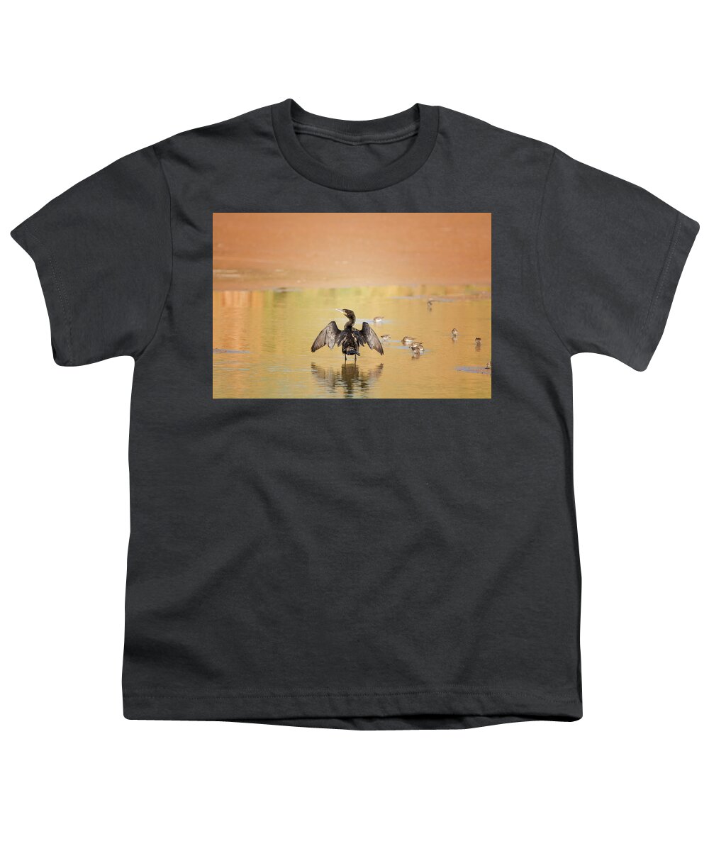 Neotropic Youth T-Shirt featuring the photograph Neotropic Cormorant #13 by Tam Ryan