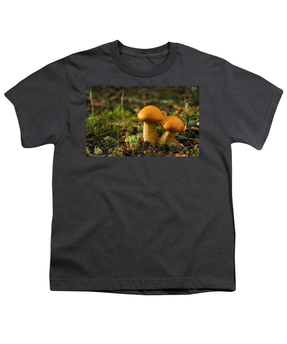 Mushroom Youth T-Shirt featuring the digital art Mushroom #2 by Maye Loeser