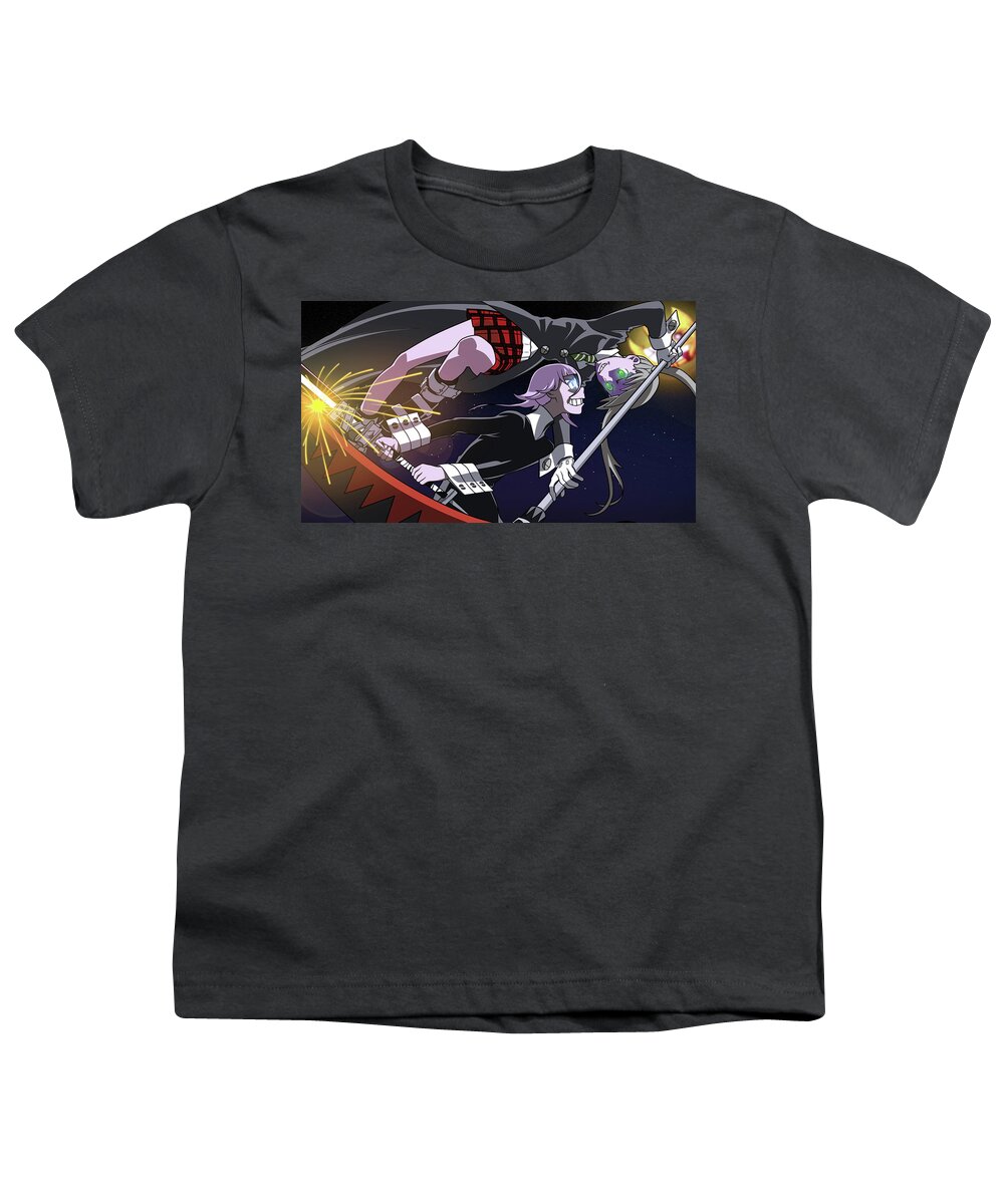 Soul Eater Youth T-Shirt featuring the digital art Soul Eater #2 by Super Lovely