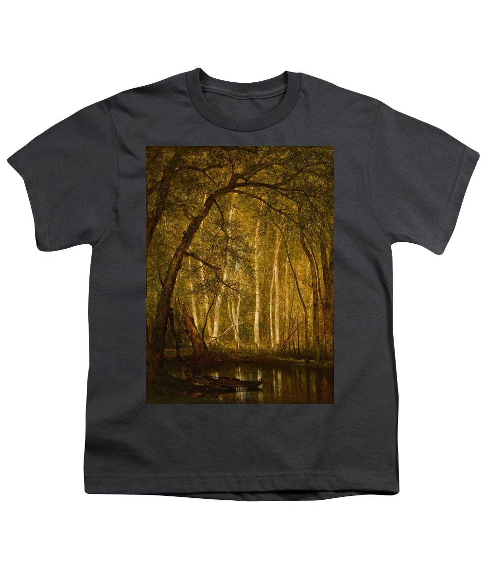 The Old Hunting Grounds Youth T-Shirt featuring the painting The Old Hunting Grounds #2 by MotionAge Designs