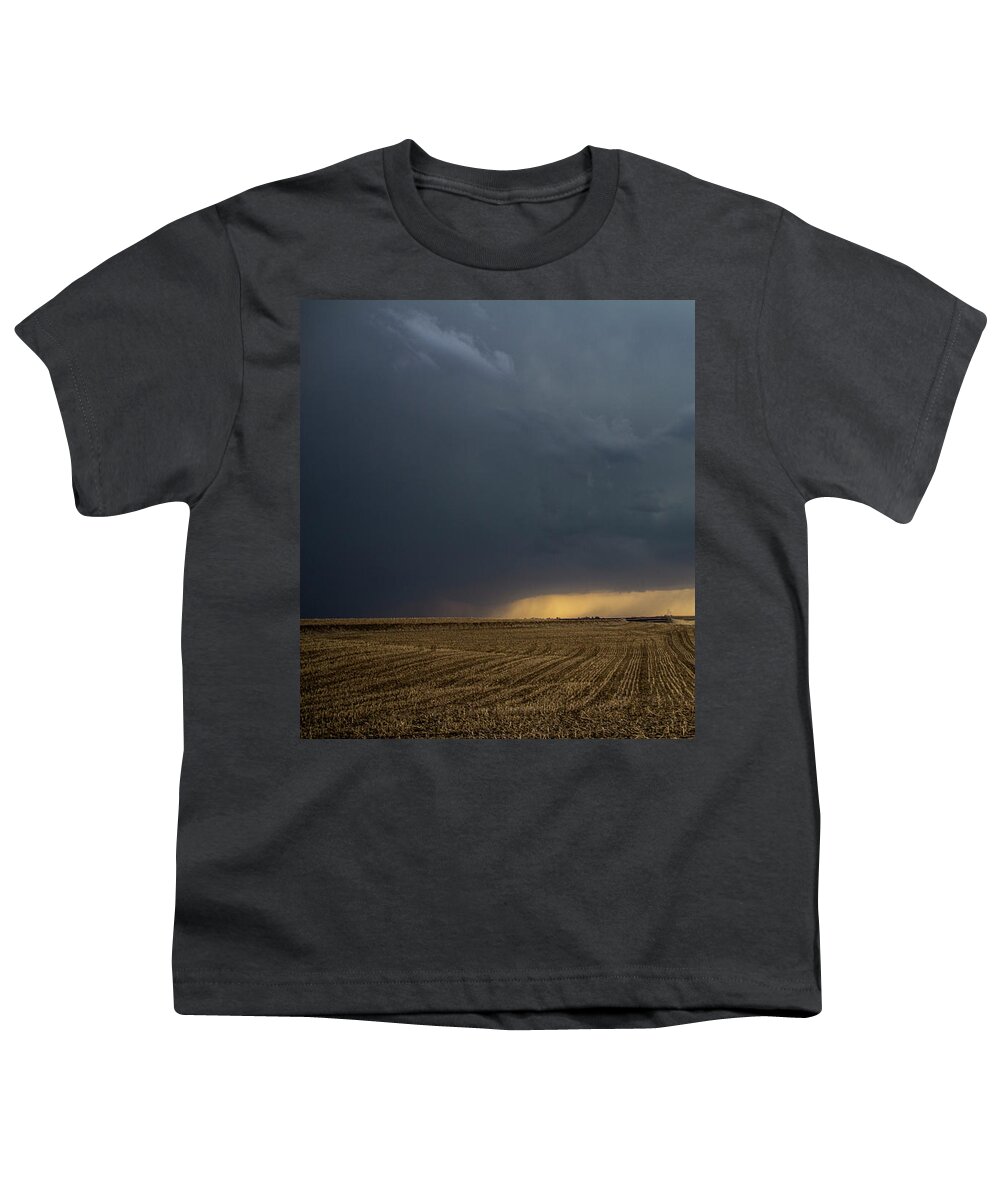 Nebraskasc Youth T-Shirt featuring the photograph 2nd Storm Chase of 2018 001 by NebraskaSC