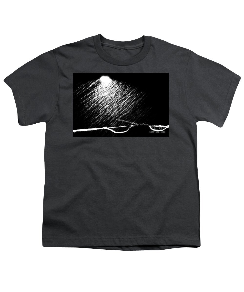 Spring Blizzard Youth T-Shirt featuring the photograph 3-21-16 Snow by Steven Macanka