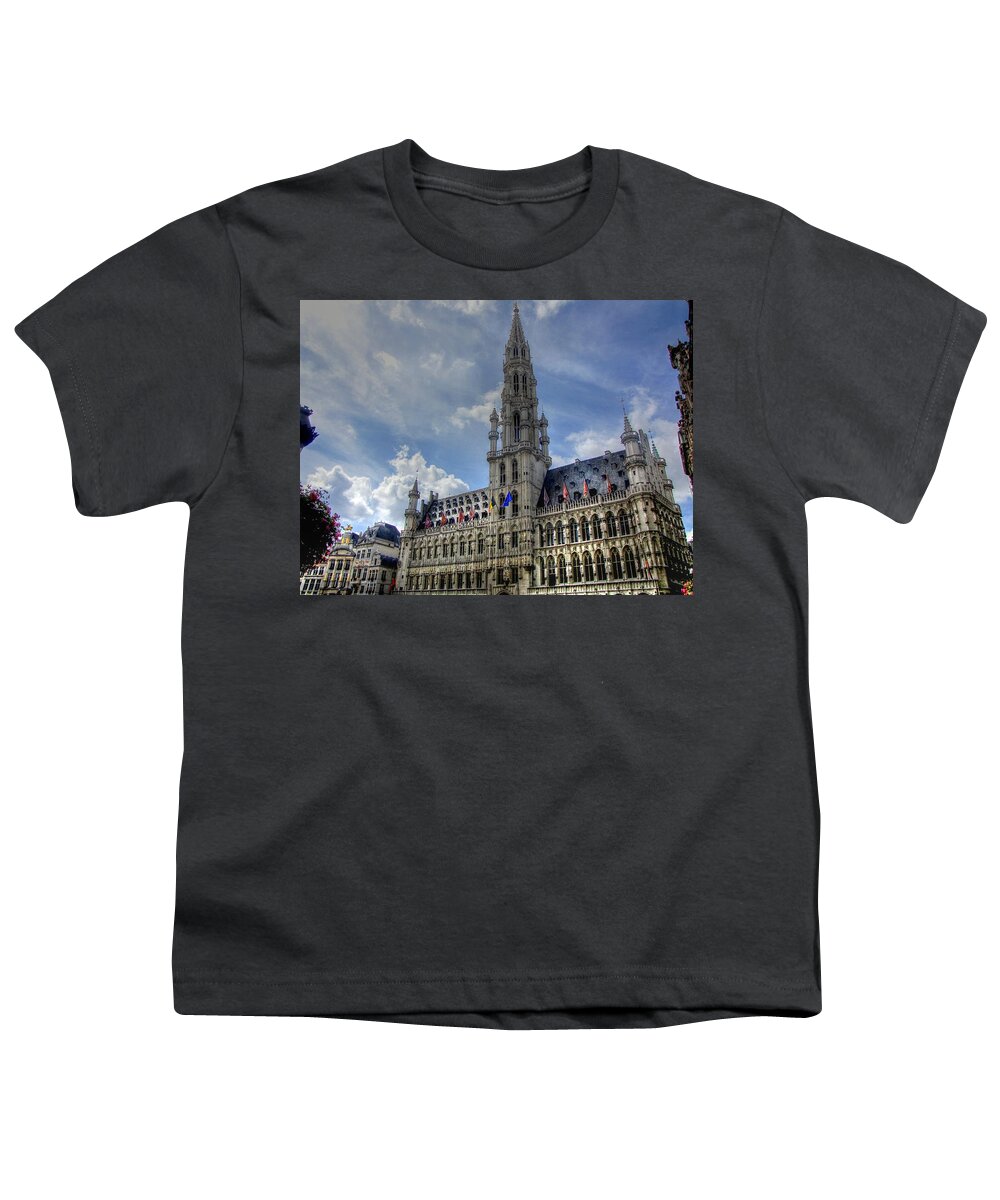 Brussels Belgium Youth T-Shirt featuring the photograph Brussels BELGIUM by Paul James Bannerman