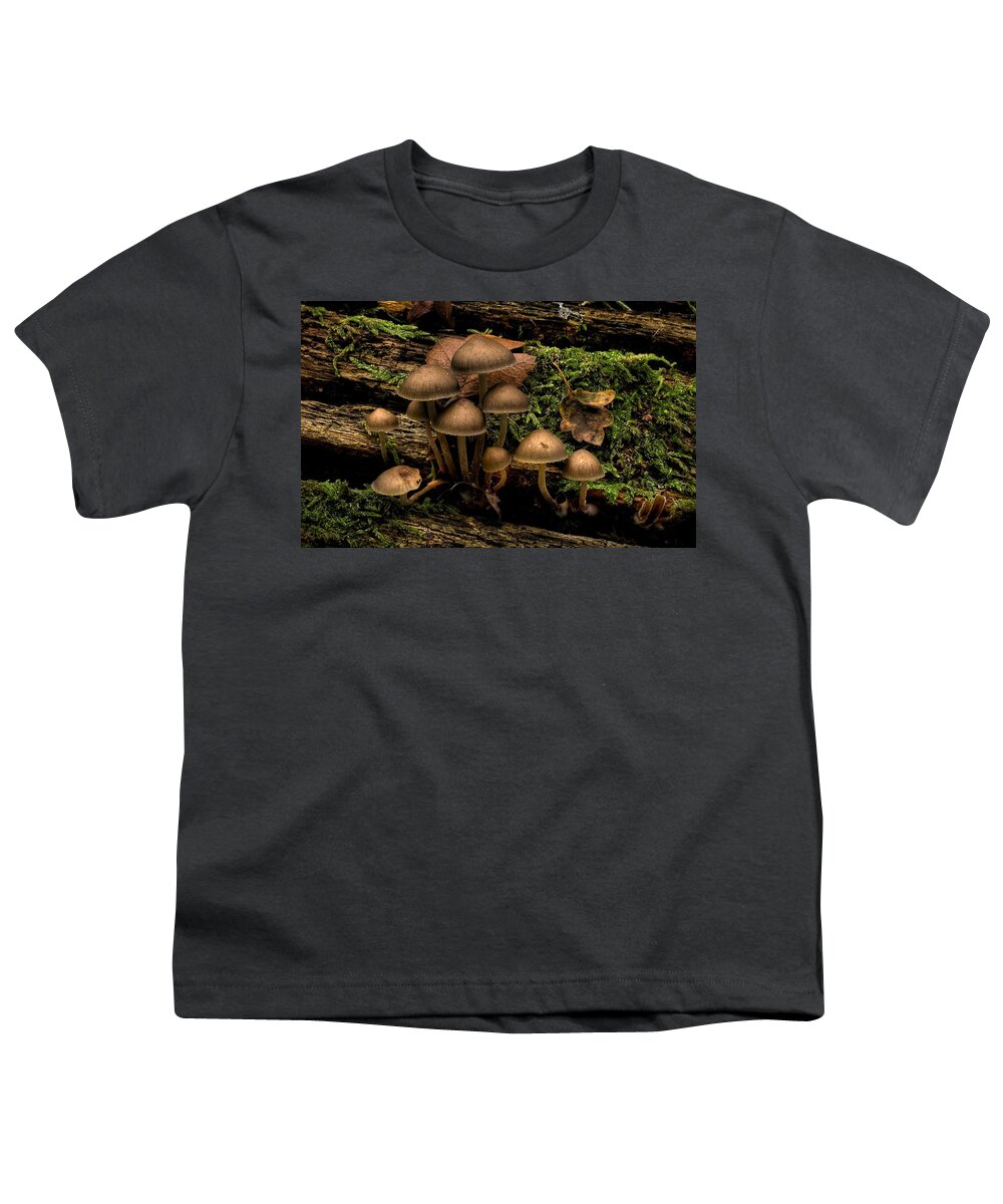 Mushroom Youth T-Shirt featuring the photograph Mushroom #3 by Mariel Mcmeeking