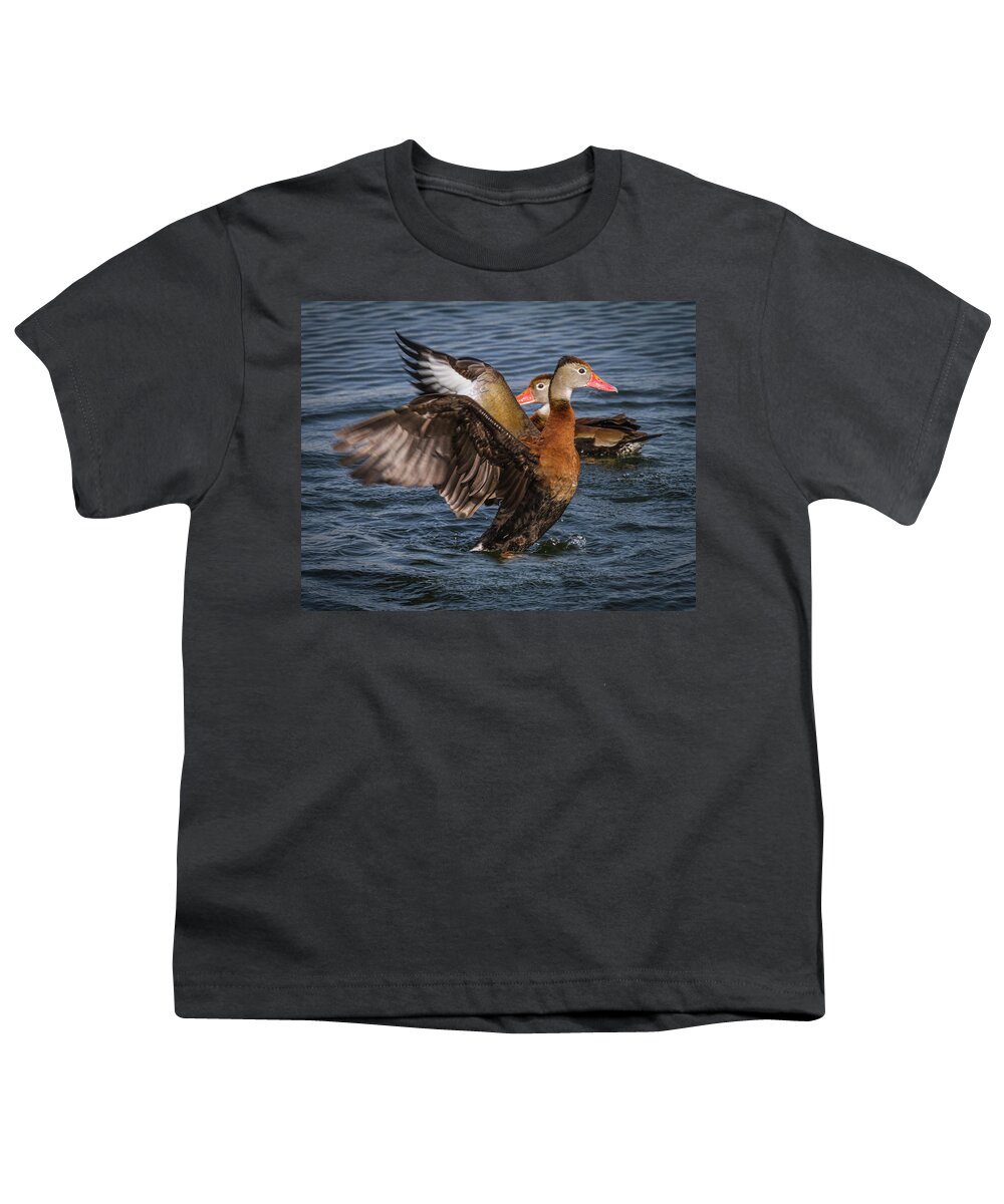 Arizona Youth T-Shirt featuring the photograph Black-bellied Whistling Duck #4 by Ronald Lutz