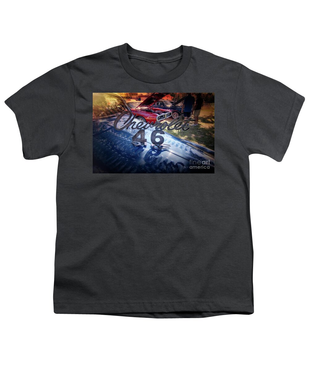 46 Chevy Youth T-Shirt featuring the photograph 46 Chevy by Arttography LLC