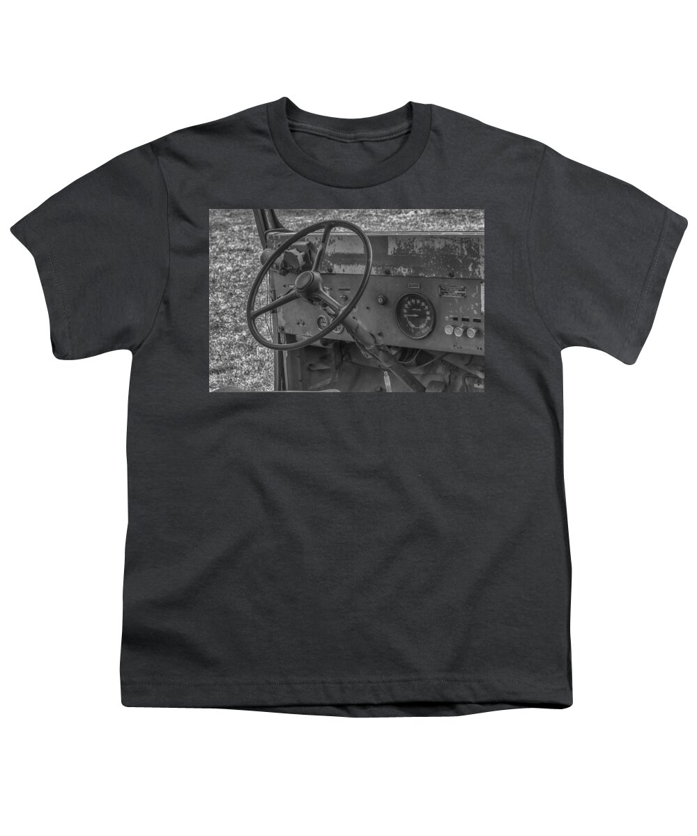Automobile Youth T-Shirt featuring the photograph 64539 Miles And No More by Guy Whiteley