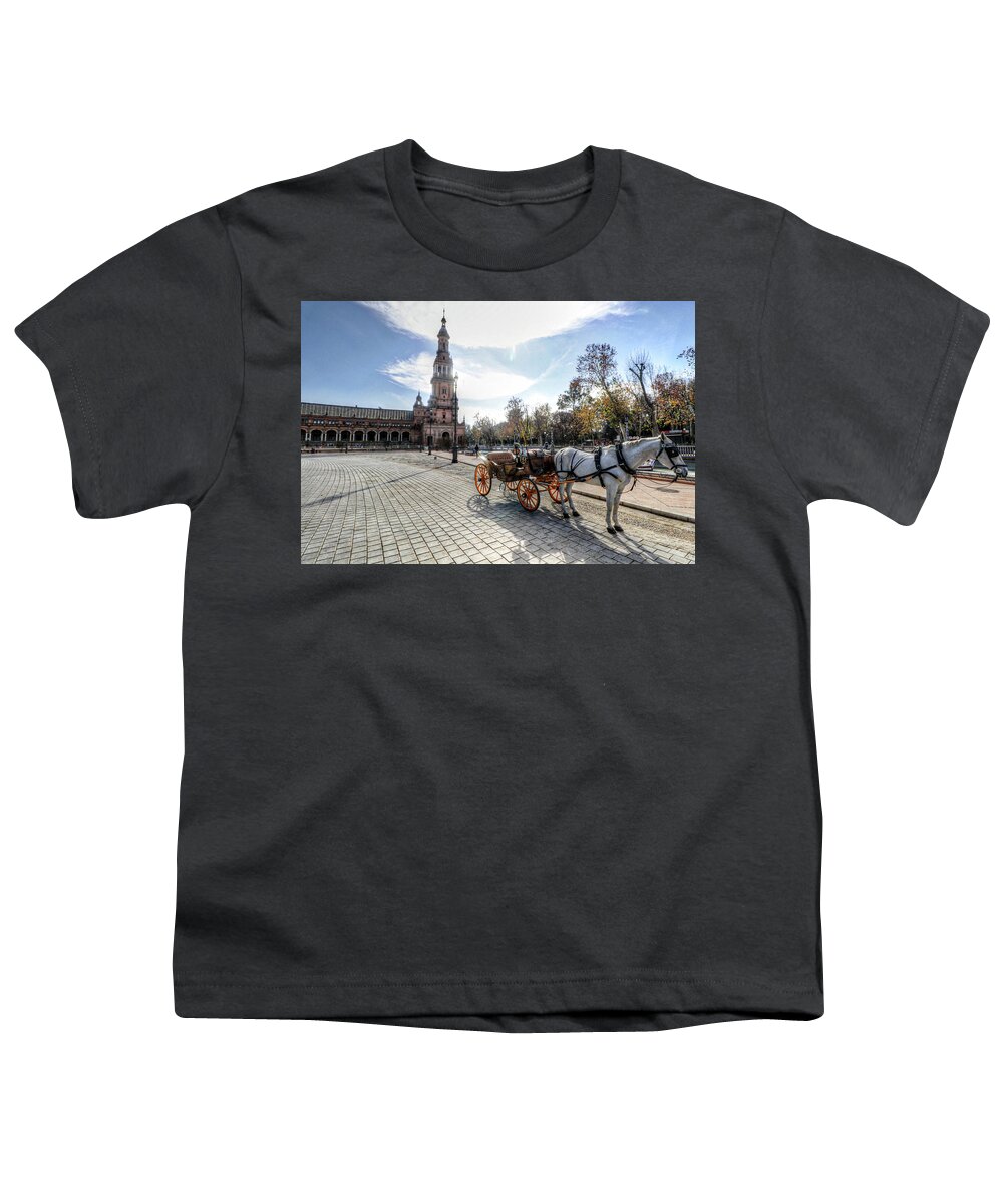 Seville Sevilla Andalucia Spain Youth T-Shirt featuring the photograph Seville Sevilla Andalucia Spain #71 by Paul James Bannerman