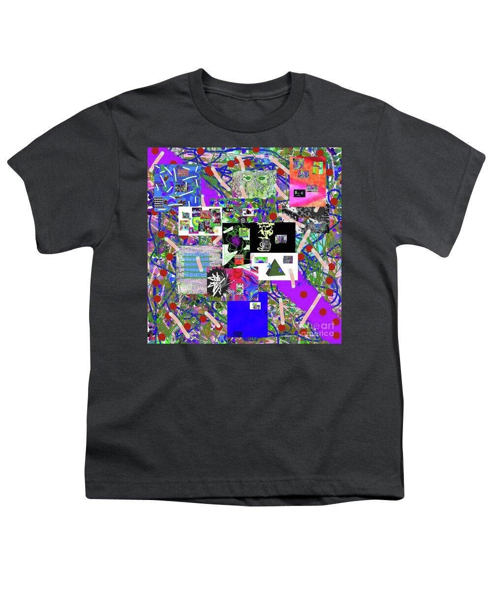 Walter Paul Bebirian Youth T-Shirt featuring the digital art 8-30-2016n by Walter Paul Bebirian
