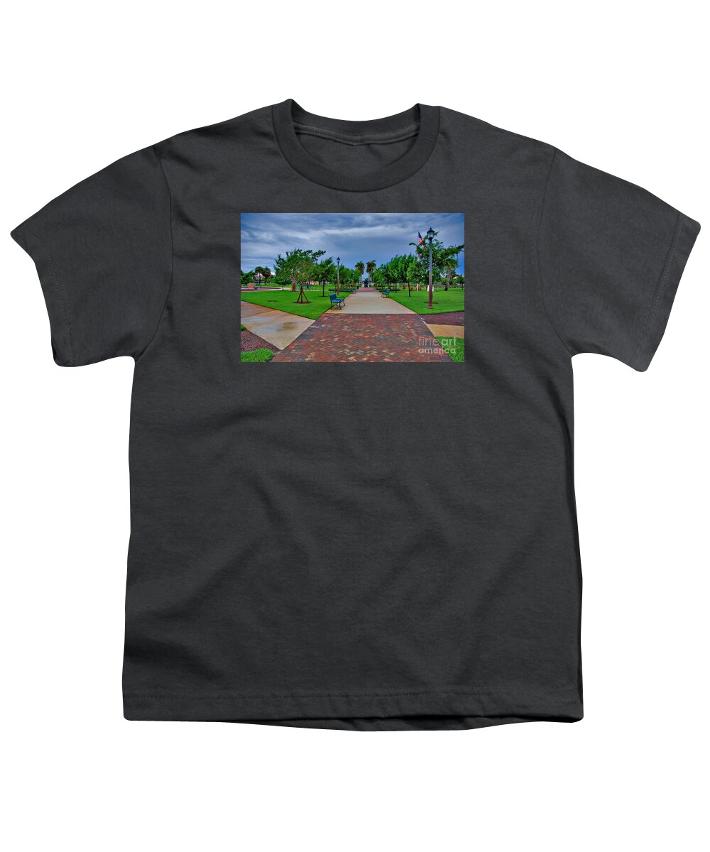 Kelsey Park Youth T-Shirt featuring the photograph 9- Kelsey Park, Lake Park, Florida by Joseph Keane