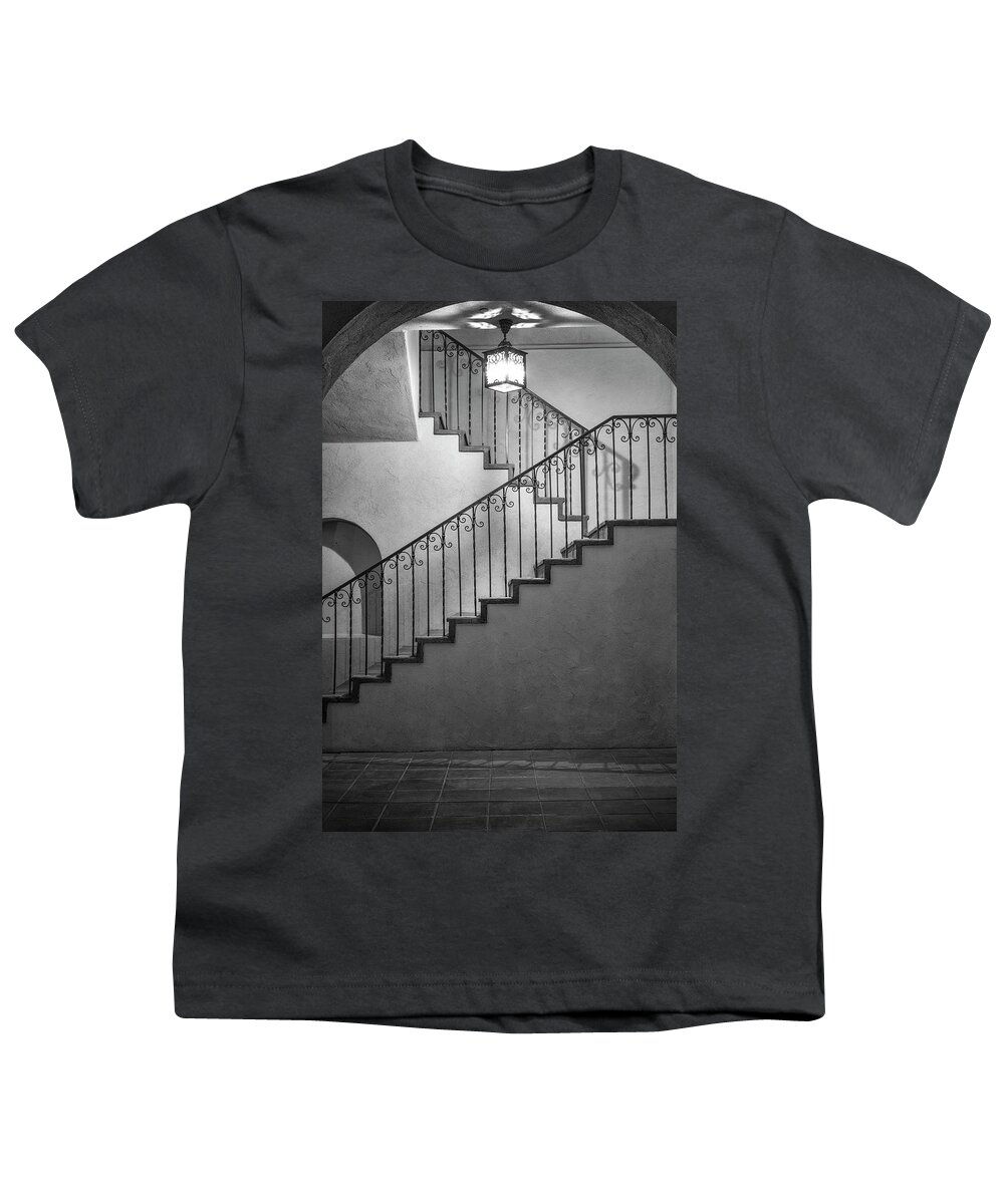 Balboa Park Youth T-Shirt featuring the photograph A Little Mystery by Joseph S Giacalone