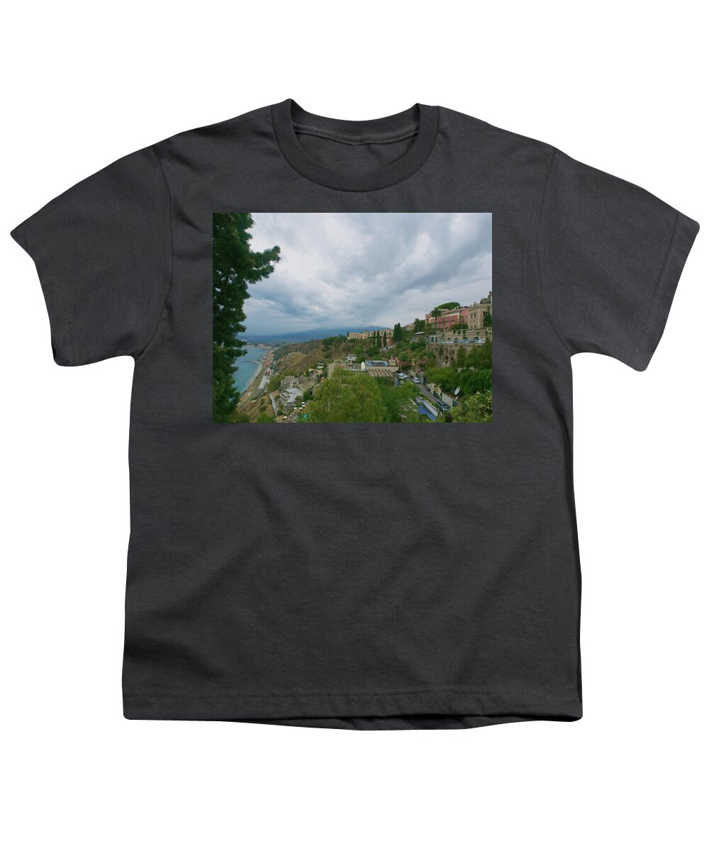 Sicily Youth T-Shirt featuring the photograph A Side of Sicily by S Paul Sahm