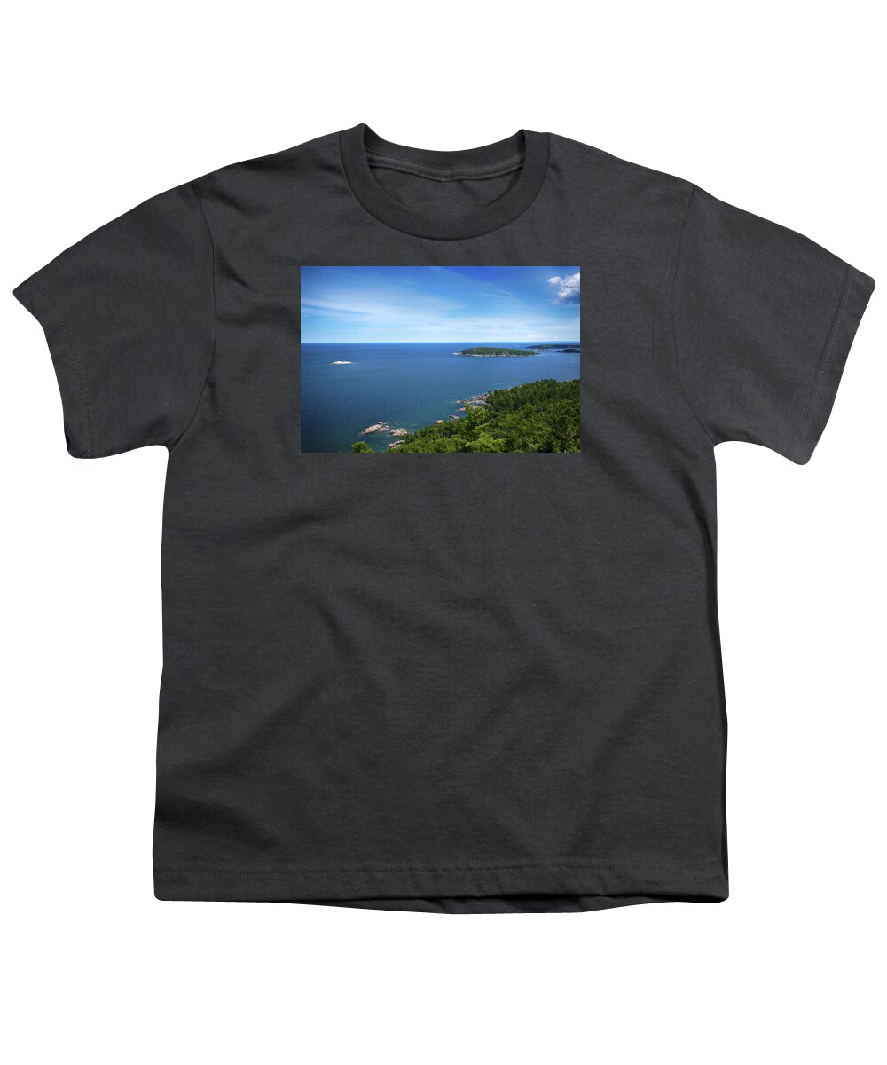  Youth T-Shirt featuring the photograph A View from Sugarloaf Mountain by Dan Hefle