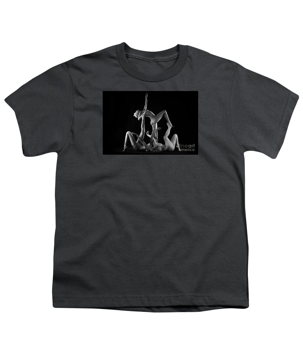 Artistic Photographs Youth T-Shirt featuring the photograph Above the flames by Robert WK Clark