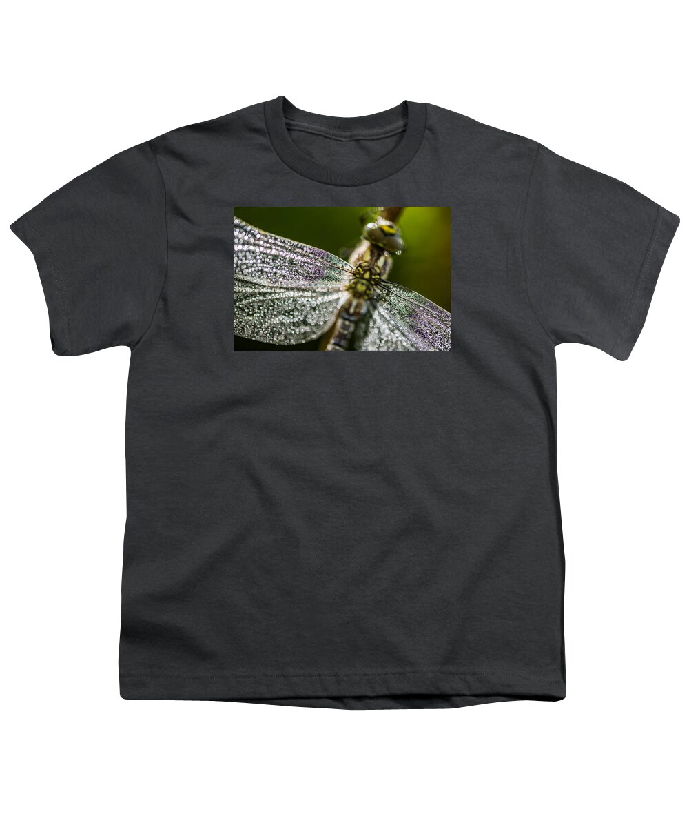 Dragonfly Youth T-Shirt featuring the photograph Abstract by Niklas Banowski Wildlifephoto