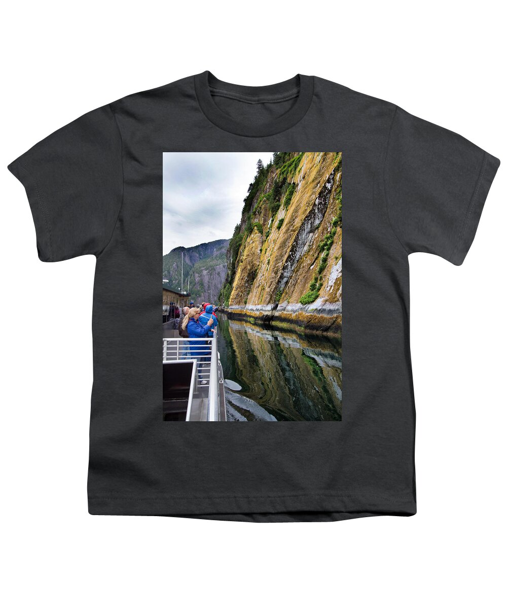 Alaska Youth T-Shirt featuring the photograph Alaskan Fjords by Farol Tomson