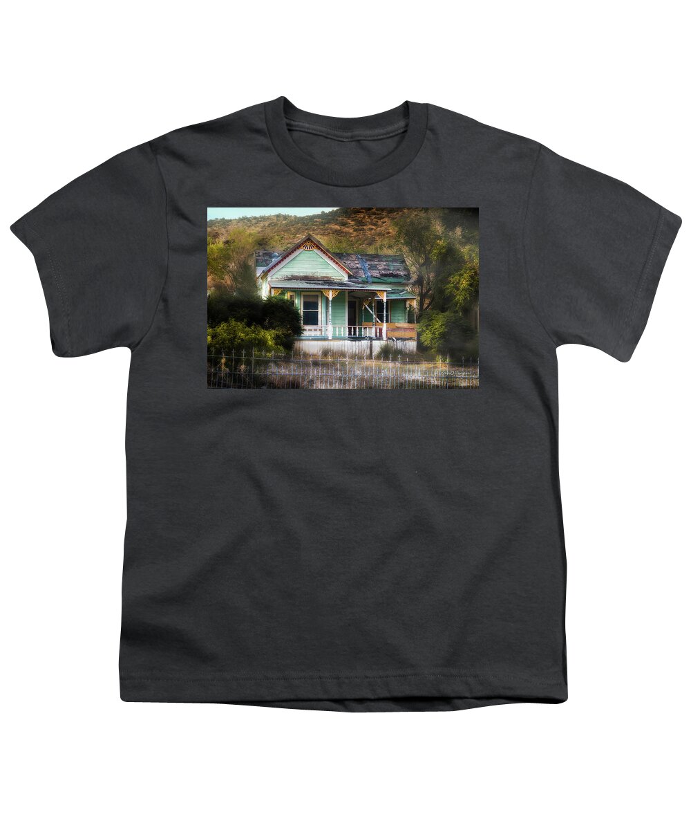 Roof Youth T-Shirt featuring the photograph Alice's house by Micah Offman