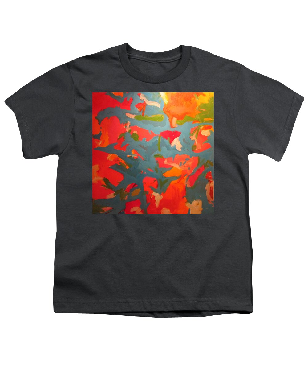 Abstract Youth T-Shirt featuring the painting Almost Home by Steven Miller