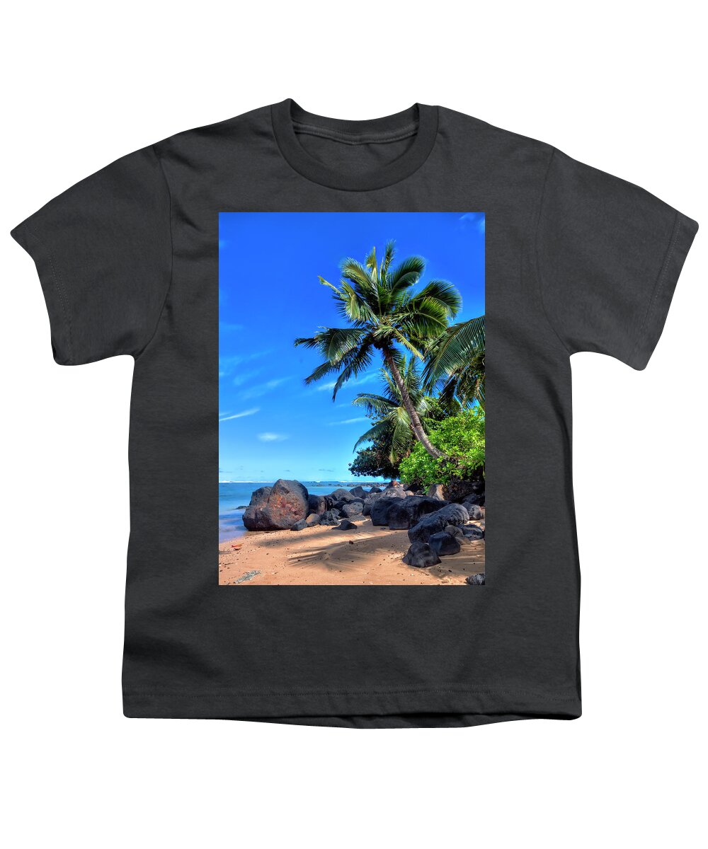 Granger Photography Youth T-Shirt featuring the photograph Anini Beach by Brad Granger