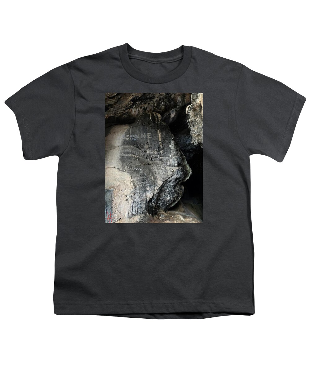 Colette Youth T-Shirt featuring the photograph Antiparos Island Grotte Greece by Colette V Hera Guggenheim
