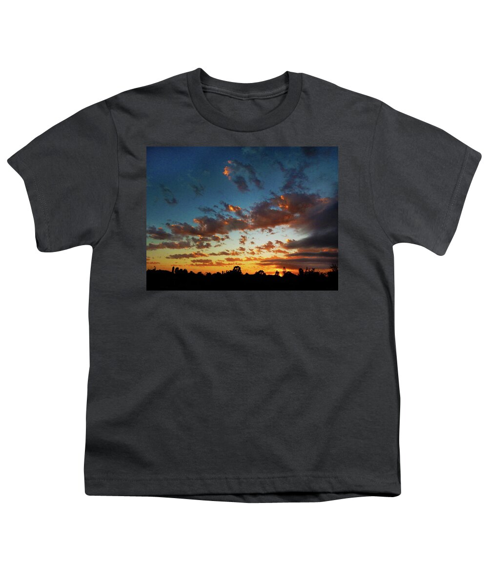 Sunset Youth T-Shirt featuring the photograph Astral Sunset by Mark Blauhoefer