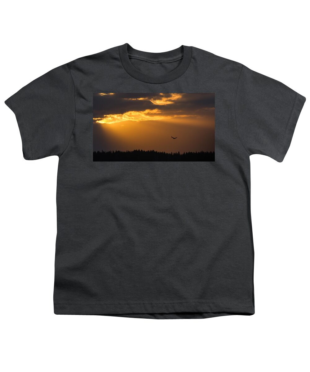 At Nightfall Youth T-Shirt featuring the photograph At nightfall by Torbjorn Swenelius