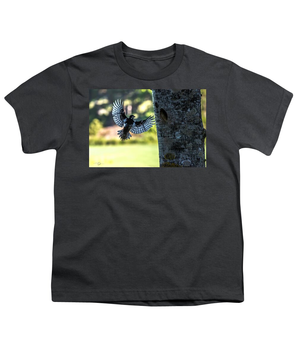Backlighting Youth T-Shirt featuring the photograph Backlighting by Torbjorn Swenelius