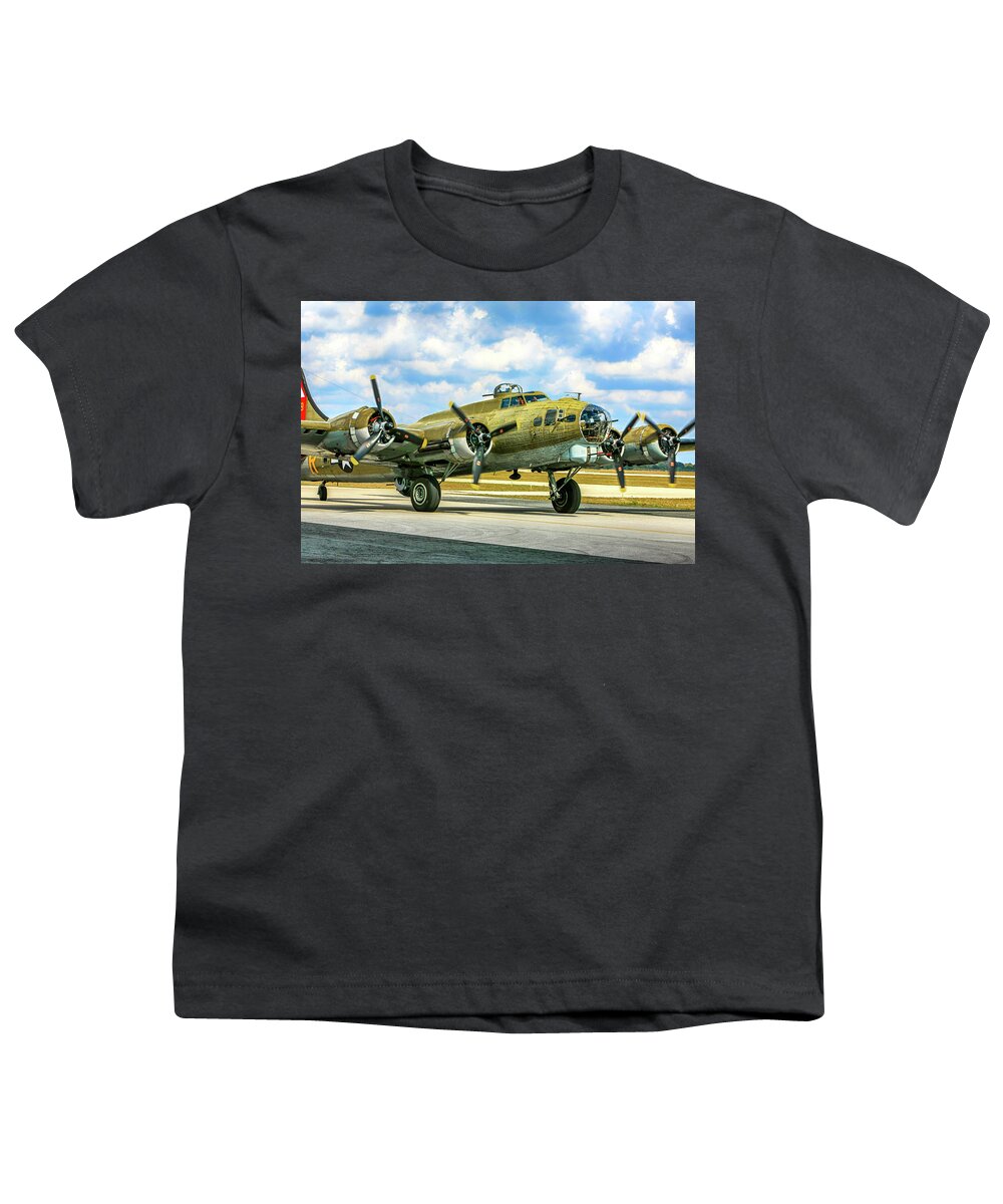 Vintage Youth T-Shirt featuring the photograph Big Green B17 by Chris Smith