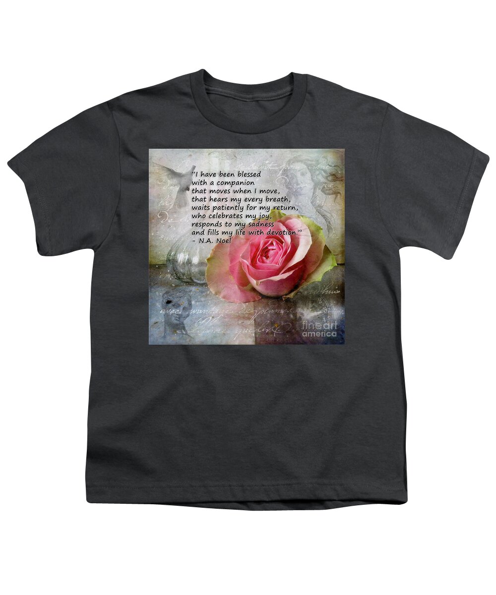 Rose Youth T-Shirt featuring the photograph Blessed Companion by Janice Pariza