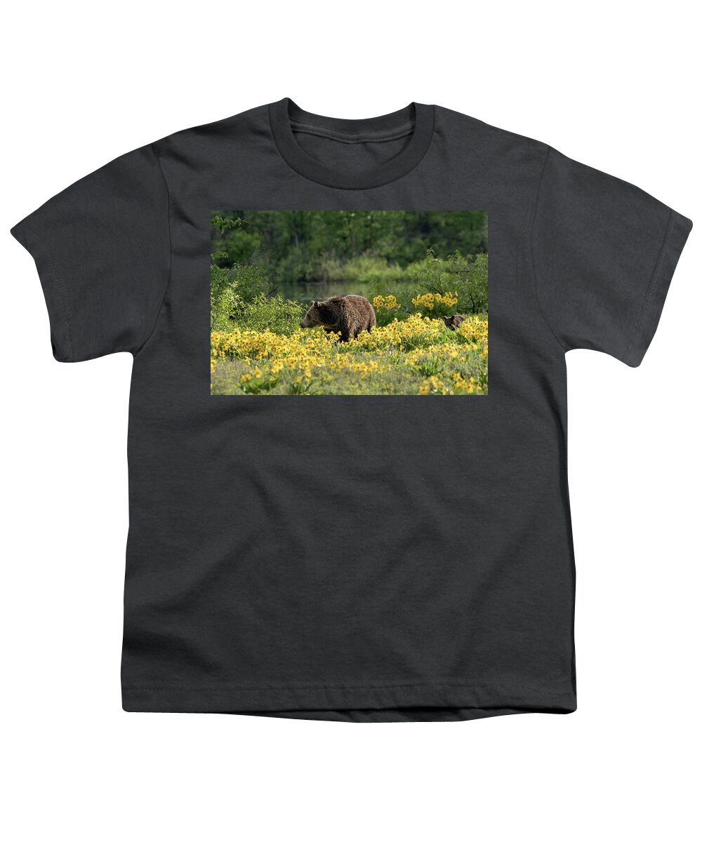 Bears Youth T-Shirt featuring the photograph Blondie by Ronnie And Frances Howard