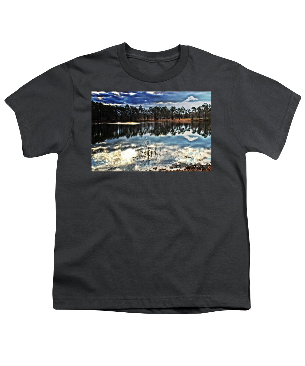 Landscape Youth T-Shirt featuring the photograph Blue Sky by Elizabeth Harllee