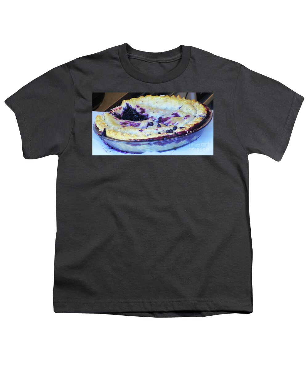 Blueberry Pie Youth T-Shirt featuring the photograph Blueberry Pie by Randall Weidner