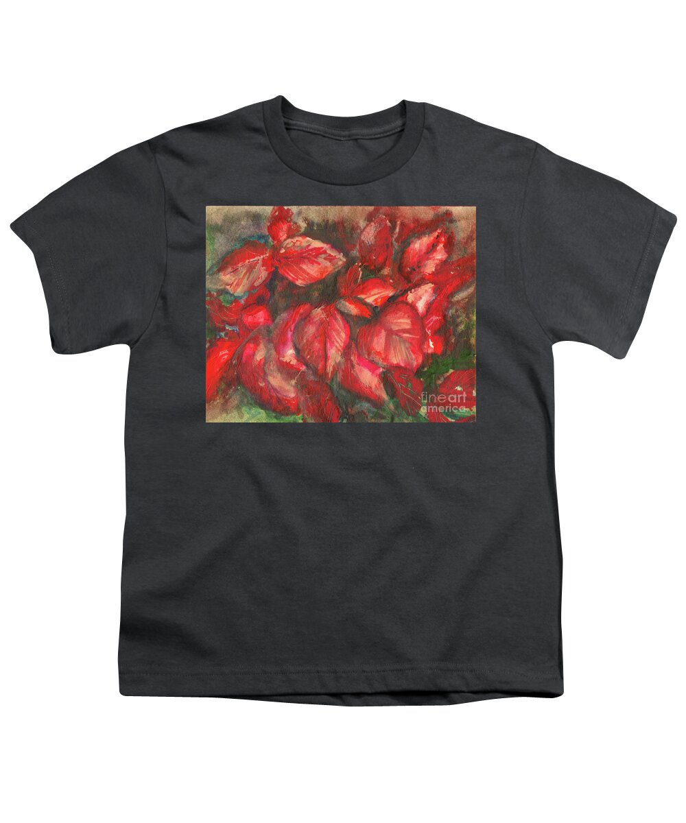 #creativemother Youth T-Shirt featuring the painting Bouga V by Francelle Theriot