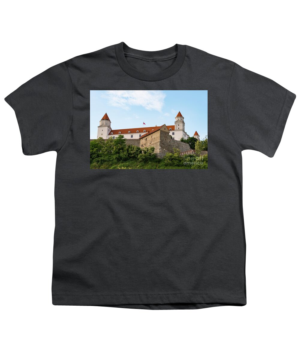 Bratislava Castle Youth T-Shirt featuring the photograph Bratislava Castle Three by Bob Phillips