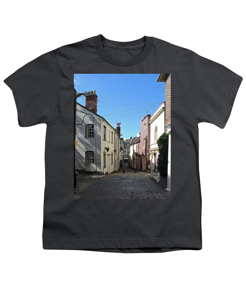 Europe Youth T-Shirt featuring the photograph Castle Terrace - Bridgnorth by Rod Johnson