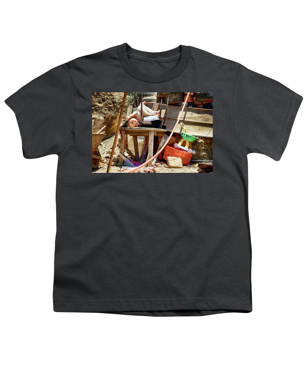 Toys Youth T-Shirt featuring the photograph Castoff Toys by Hugh Smith