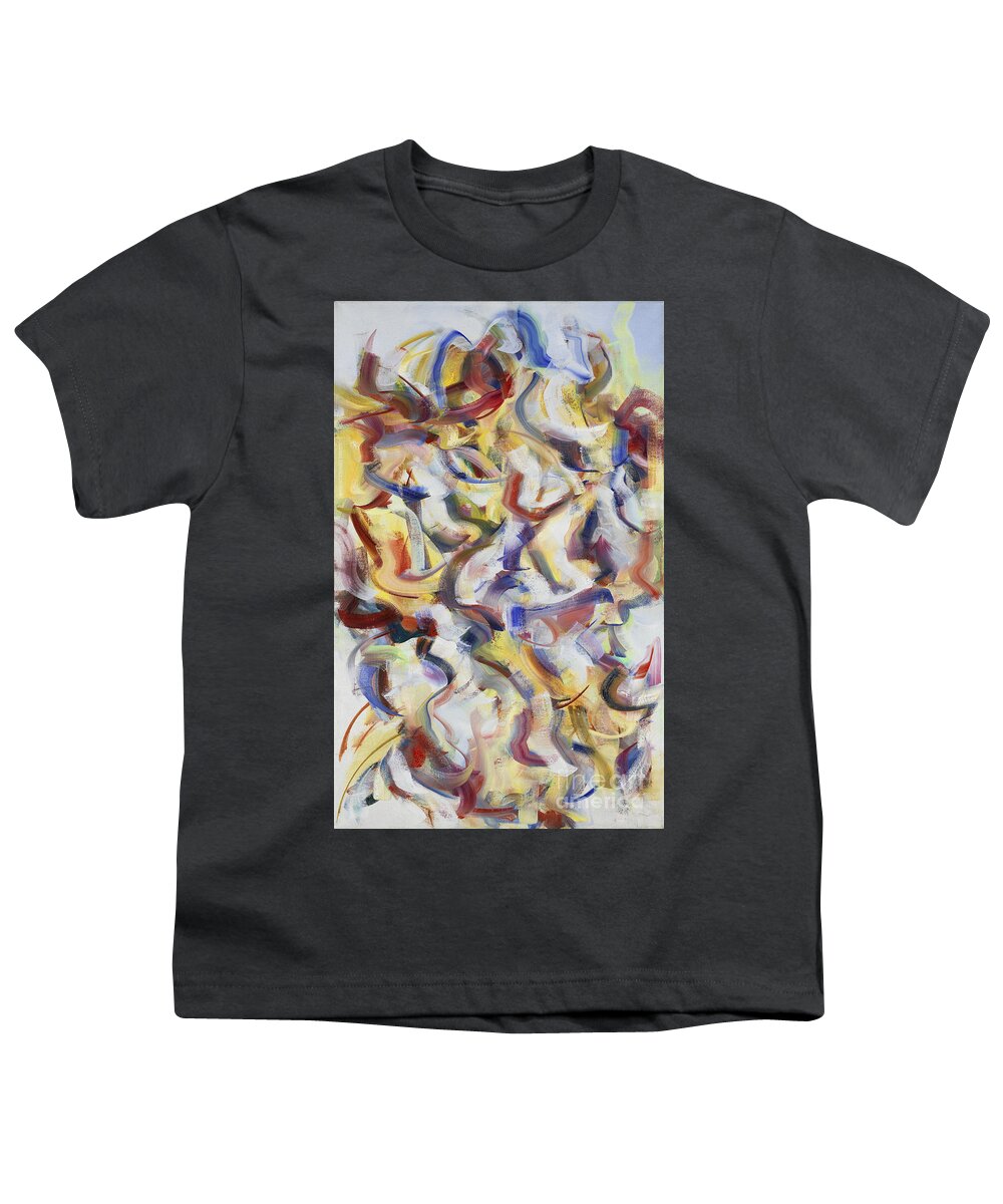 Oils Youth T-Shirt featuring the painting Child is Father of the Man by Ritchard Rodriguez