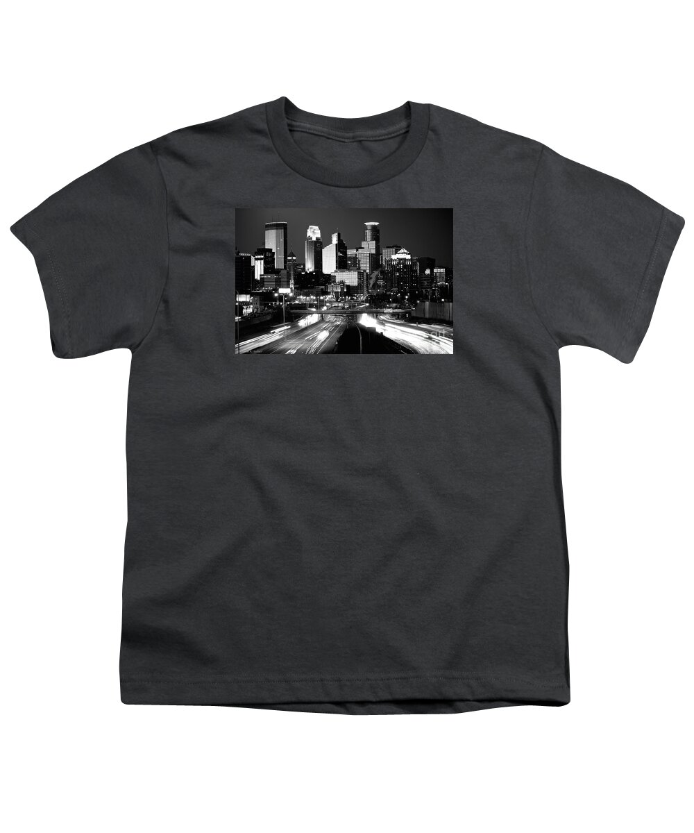 City Youth T-Shirt featuring the photograph City Nights by Susan Herber