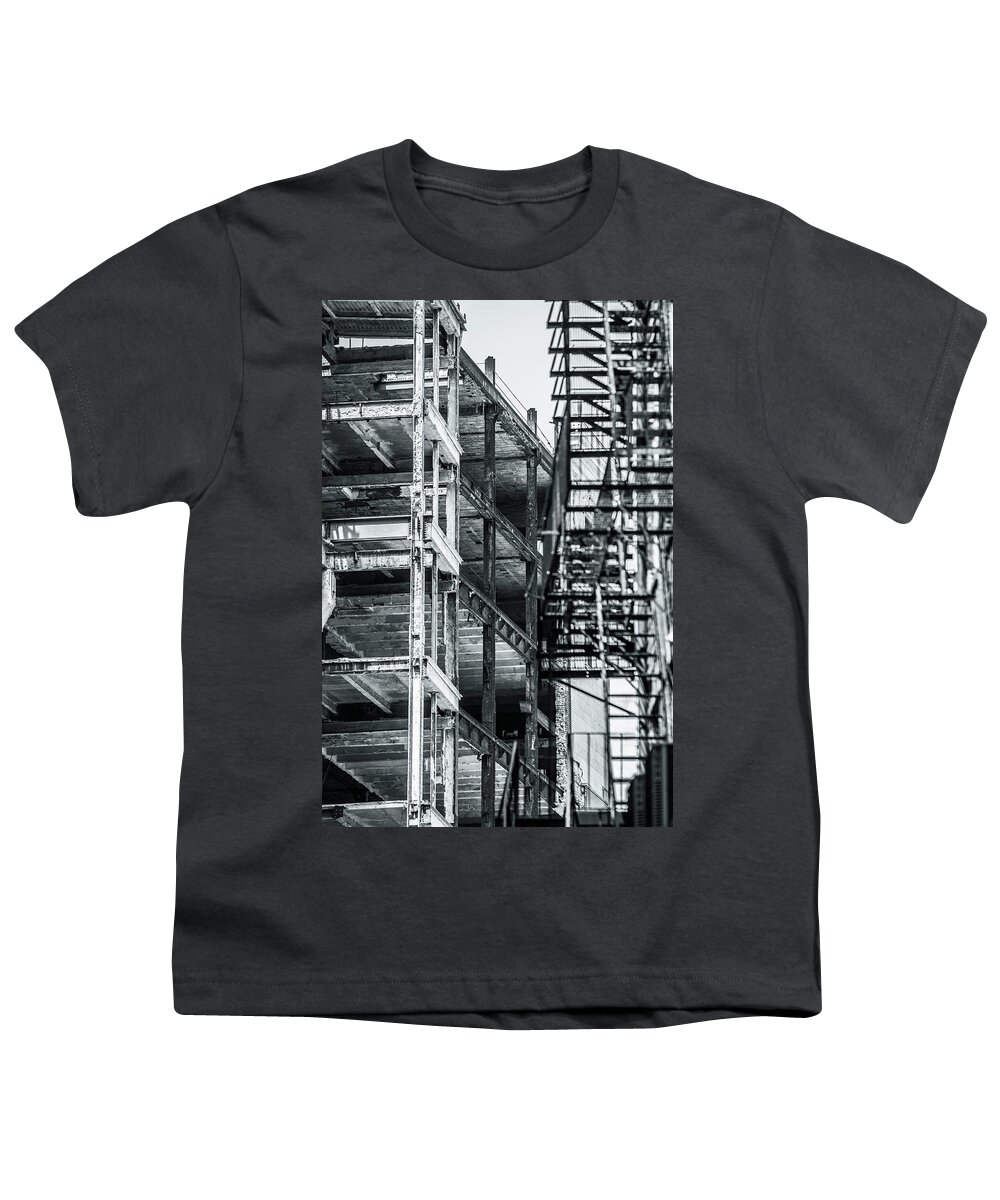 City Youth T-Shirt featuring the photograph City ruins 2 by Jason Hughes