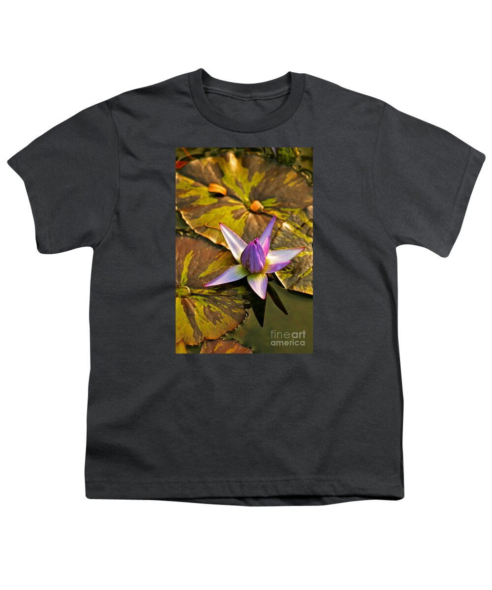 Lotus Youth T-Shirt featuring the photograph Closing for the Night by Michael Cinnamond
