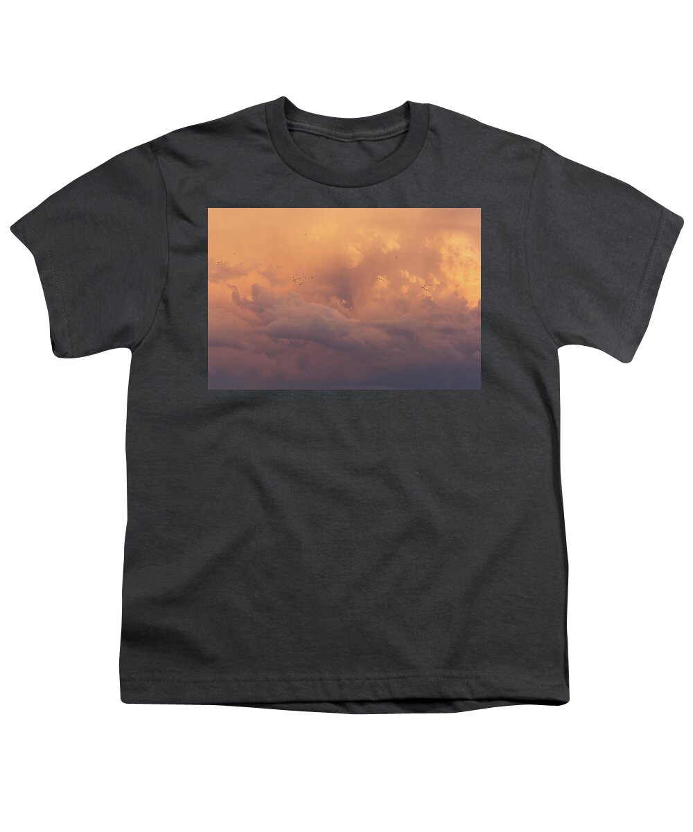 Clouds Youth T-Shirt featuring the photograph Cloudscape by Dustin LeFevre